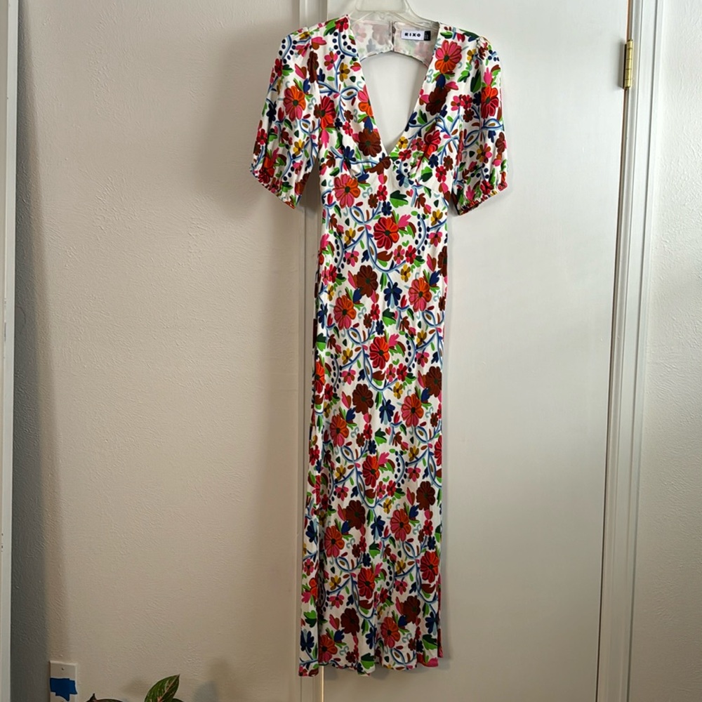 Rixo London Steph Midi Dress size xs